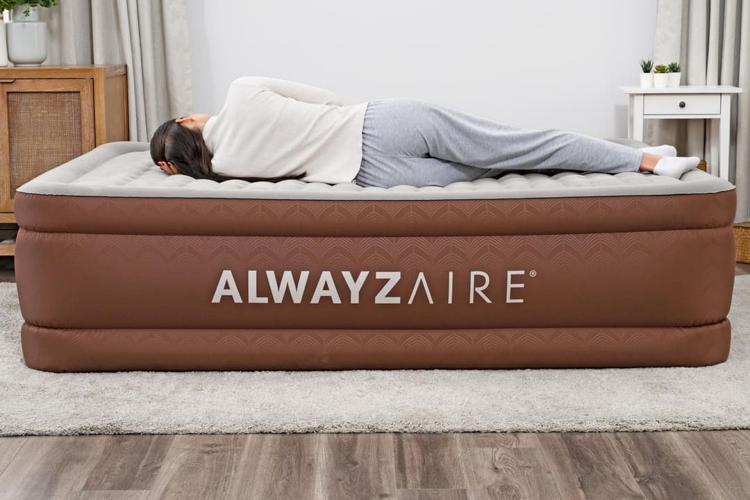 Matelas gonflables Lit gonflable 2 places à pompe électrique AlwayzeAire 203 x 152 x 51 cm Bestway 5