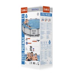 Piscine hors sol Piscine hors sol ronde Steel Pro Max 366 x 76 cm Bestway 5