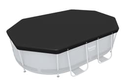 Accessoires Piscine Bâche 4 saisons ovale 305x184cm pour piscine Power Steel 305x200cm Bestway 2