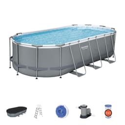 Piscine hors sol Piscine hors sol ovale Power Steel 549 x 274 x 122cm avec accessoires Bestway 1