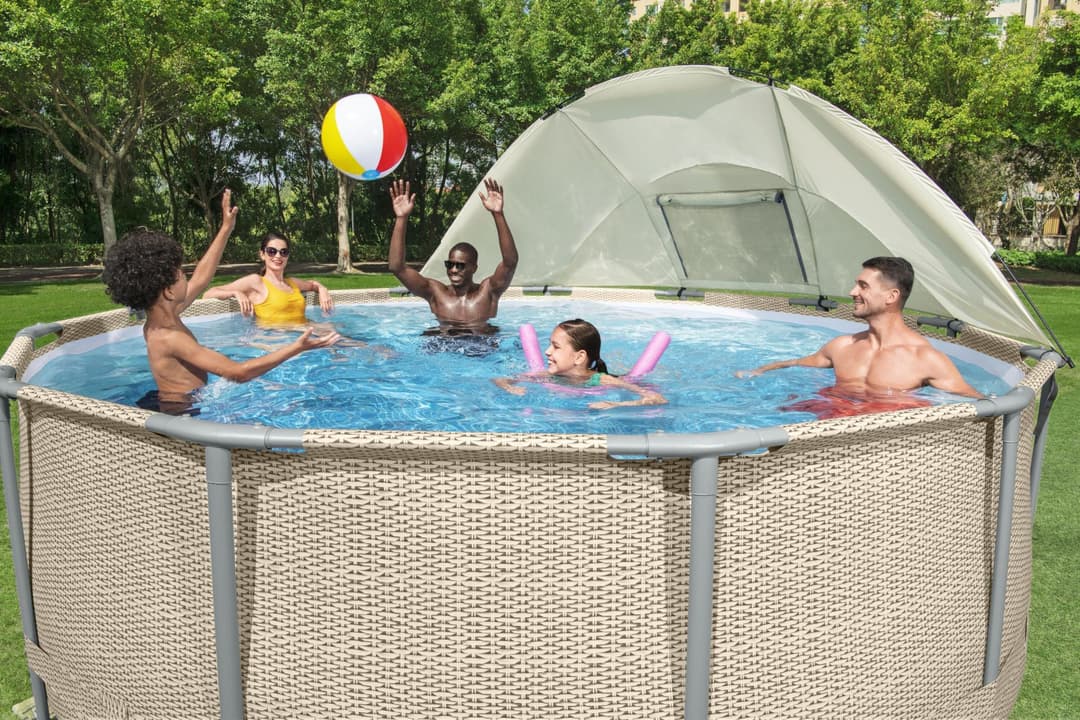 Accessoires Piscine Auvent pour piscines tubulaires rondes entre 3,05 et 5,49m de diamètre Bestway 3