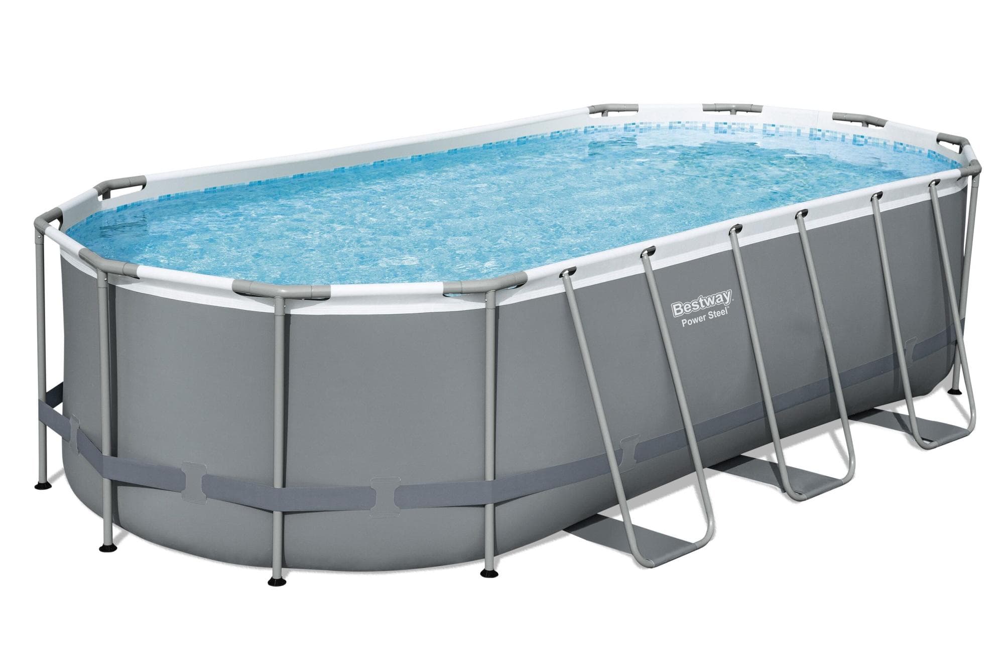 Piscine hors sol Piscine hors-sol sans accessoire Power steel ovale 549x274x122cm Bestway 1
