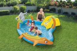 Jeux d'extérieur et trampoline Aire de jeux pataugeoire Vie de la Mer 280 x 257 x 87 cm Bestway 4