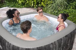 Spa Spa gonflable carré Lay-Z-Spa Majorca Hydrojet Pro 4 - 6 personnes Bestway 4