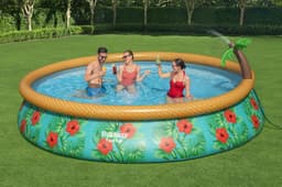 Piscine hors sol Piscine autoportante Fast Set ronde 457 x 84 cm avec filtration Bestway 9