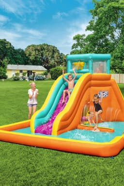 Jeux d'extérieur et trampoline Aire de jeux gonflable Tower 565 x 373 x 265 cm Bestway 8