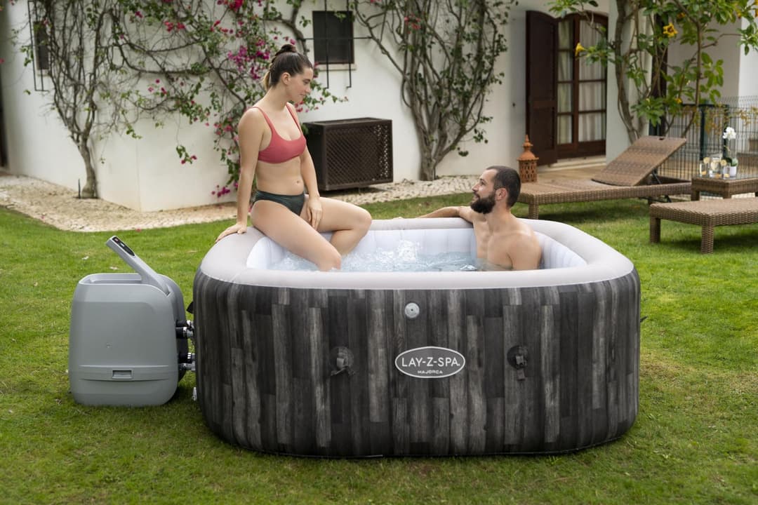 Spa Spa gonflable carré Lay-Z-Spa Majorca Hydrojet Pro 4 - 6 personnes Bestway 4