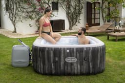 Spa Spa gonflable carré Lay-Z-Spa Majorca Hydrojet Pro 4 - 6 personnes Bestway 4