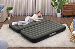 Camping et tente Matelas gonflable 2 places 188 x 99 x 25 cm lits jumeaux 3 en 1 Bestway 8