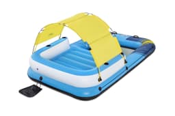 Jeux d'extérieur et trampoline Ile géante Summer Oasis™ 3,05 x 1,86 x 58 cm, 4 adultes (360kg), Inflata-Shield™, 4 porte-gobelets, fond maille filet Bestway 6