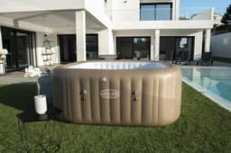 Spa Spa gonflable carré Lay-Z-Spa Palma Hydrojet Pro 5 - 7 places Bestway 3