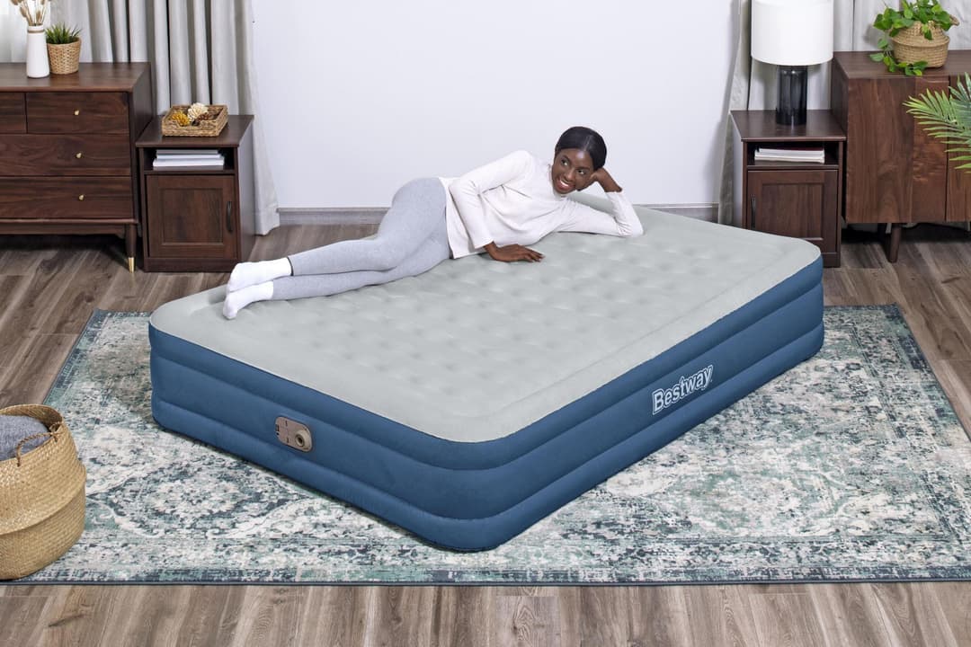 Matelas gonflables Lit gonflable 2 places 203 x 152 x 36 cm avec pompe électrique intégrée Bestway 4