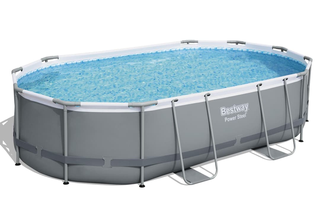 Piscine hors sol Piscine hors sol ovale Power Steel 488 x 305 x 107 cm avec accessoires Bestway 2