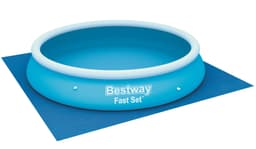 Accessoires Piscine Tapis de sol carré 396x396cm pour piscine hors sol diamètre max 366 cm Bestway 8
