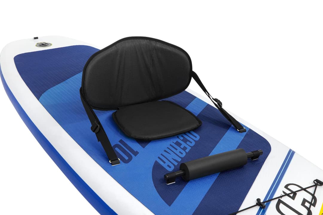 Bateaux, paddle et kayak Paddle SUP gonflable Hydro-Force™ Oceana 305 x 84 x 12 cm transformable en kayak avec siège, cale-pieds, pagaie, pompe et sac à dos de transport Bestway 3