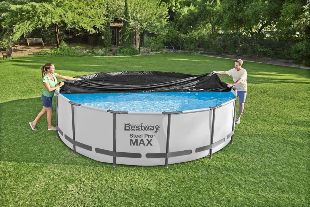 Accessoires Piscine Bâche 4 saisons ronde 470 cm pour piscine hors sol diamètre 457 cm Bestway 4