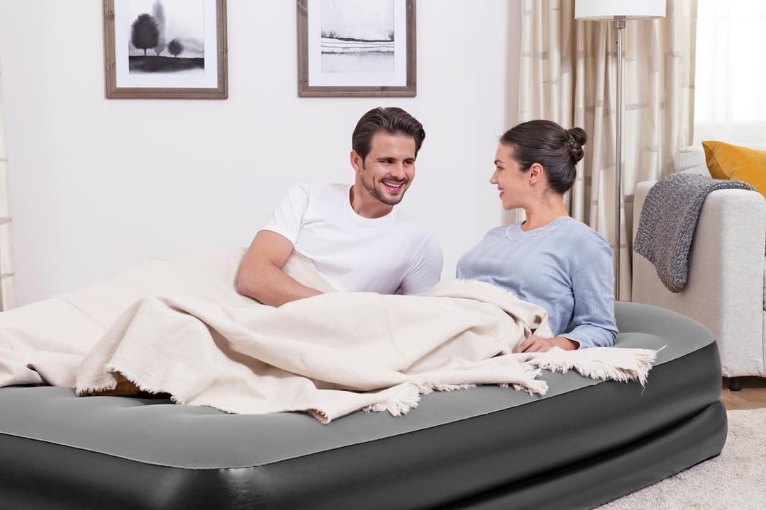 Matelas gonflables Lit gonflable 2 places 203 x 152 x 46cm pompe électrique intégrée Bestway 5