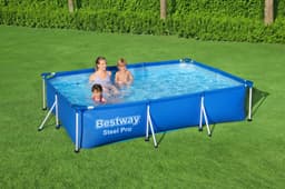 Piscine hors sol Piscine hors sol rectangle Steel Pro 300 x 201 x 66 cm bleu clair Bestway 3