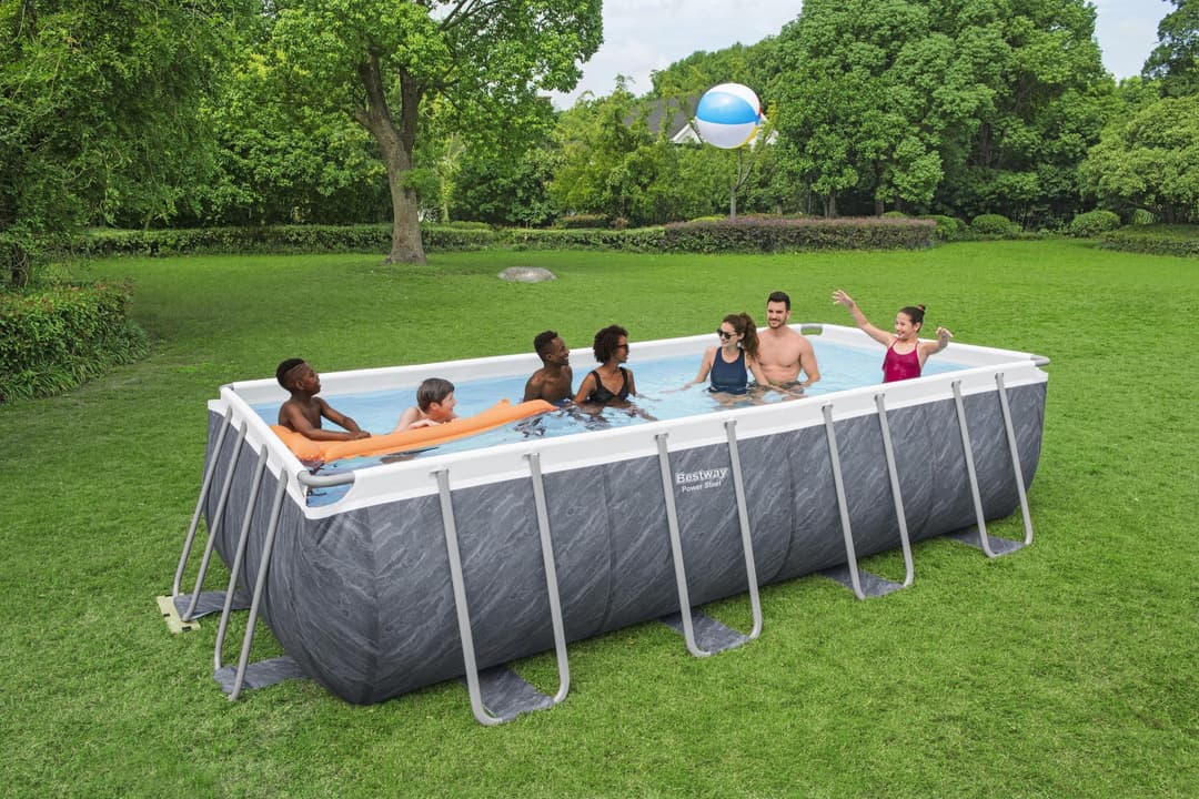 Piscine hors sol Piscine hors sol sans accessoire Power steel rectangle 549x274x122cm Bestway 2