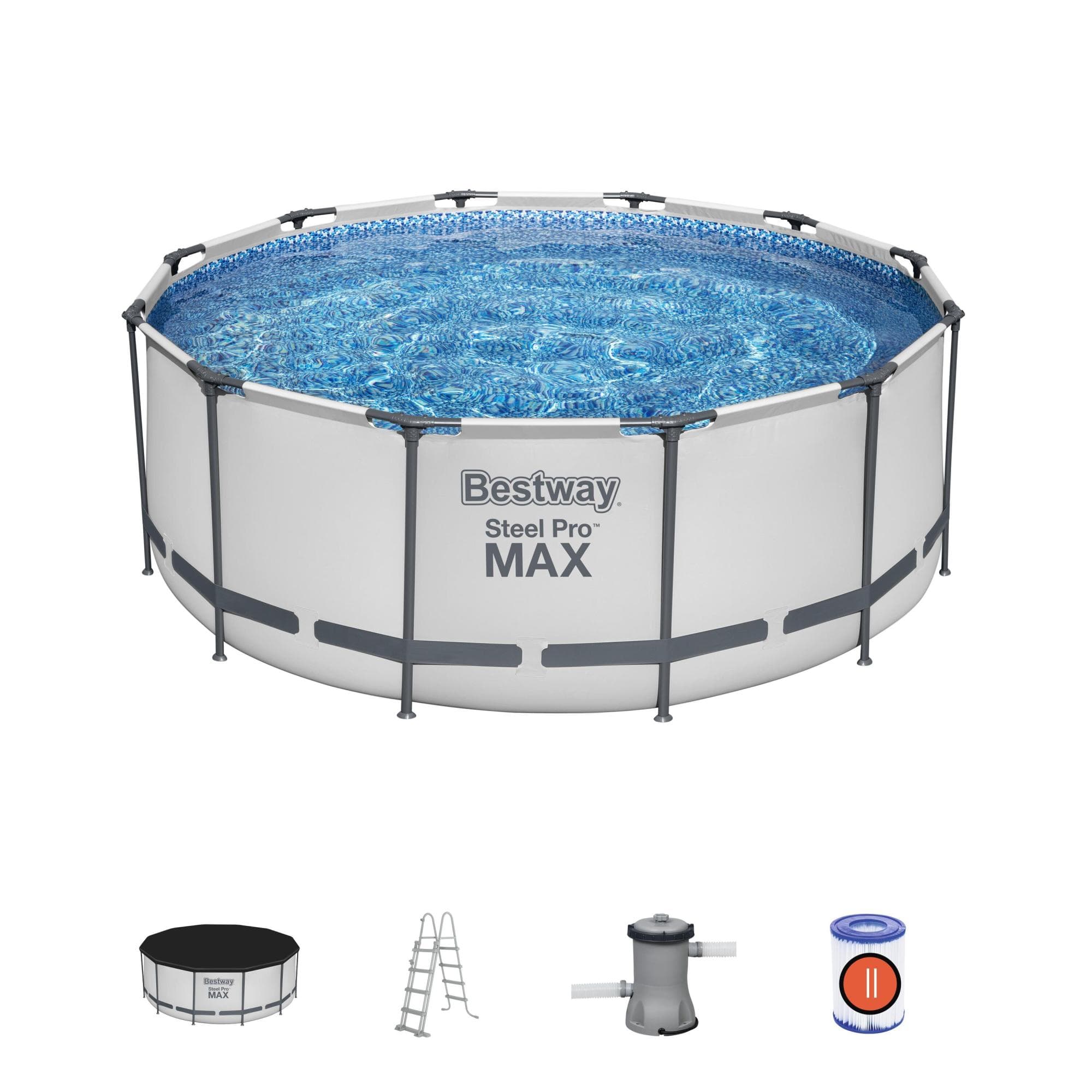 Piscine hors sol Piscine hors sol ronde Steel Pro Max 366 x 122 cm Bestway 1