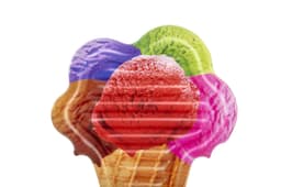 Jeux d'extérieur et trampoline Bouée matelas gonflable Ice Cream Bestway 7