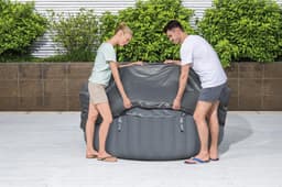Accessoires Spa Couverture thermique Energysense pour spas ronds 216 x 80cm Bestway 7