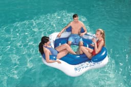 Jeux d'extérieur et trampoline Bouée gonflable 3 places 191 x 178 cm CoolerZ® Bestway 4