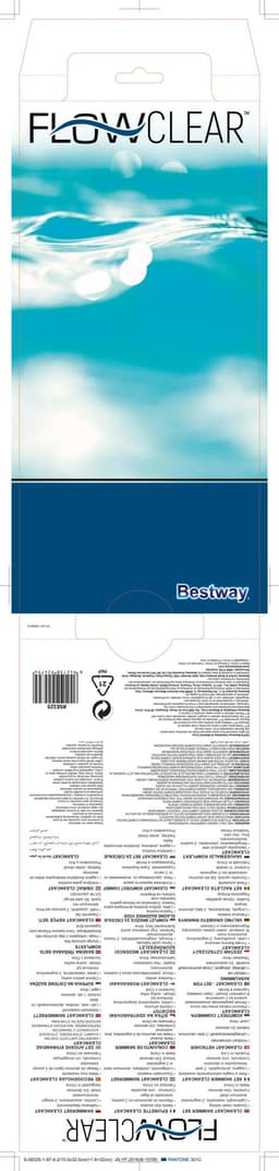 Accessoires Piscine Épuiette piscine avec manche télescopique Clean Cast  Bestway 4