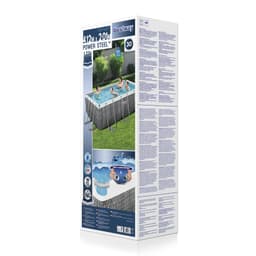 Piscine hors sol Piscine hors sol rectangulaire 412 x 201 x 122 cm Power Steel rotin Bestway 5