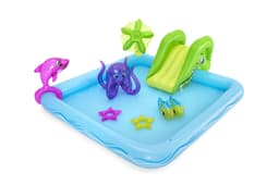 Jeux d'extérieur et trampoline Aire de jeux pataugeoire Fantastic Aquarium 239 x 206 x 86 cm avec fontaine Bestway 1