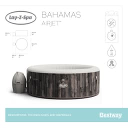Spa Gonflable Spa gonflable rond Bahamas AirJet pour 2 à 4 personnes Bestway 8