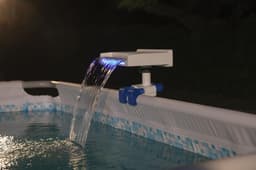 Accessoires Piscine Fontaine cascade lumineuse pour piscine hors sol Bestway 7