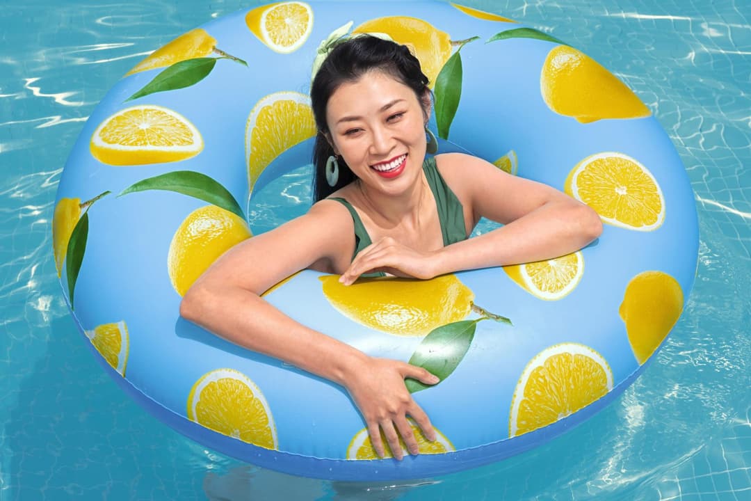 Jeux d'extérieur et trampoline Bouée parfumée au citron 119 cm Scentsational Lemon Bestway 5