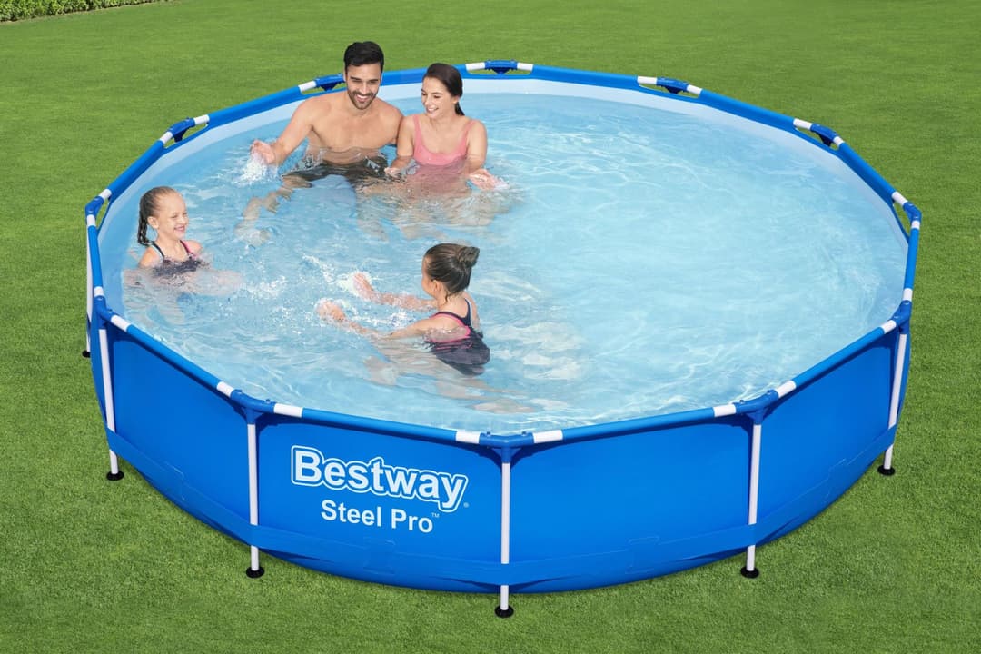 Piscine hors sol Piscine hors sol ronde Steel Pro 366 x 76 cm bleu clair Bestway 3