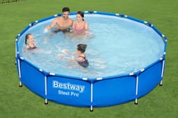 Piscine hors sol Piscine hors sol ronde Steel Pro 366 x 76 cm bleu clair Bestway 3