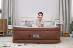 Matelas gonflables Lit gonflable 2 places à pompe électrique AlwayzeAire 203 x 152 x 51 cm Bestway 4