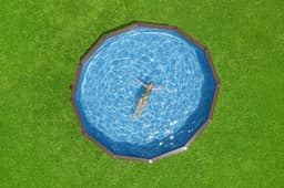Piscine hors sol Piscine acier hors sol ronde Hydrium 550 x 130 cm effet bois Bestway 6