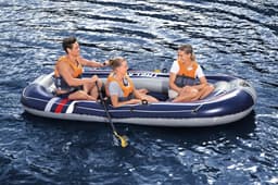 Bateaux, paddle et kayak Bateau gonflable Treck X3 set Hydro-Force™, 307 x 126 cm, 3 adultes et 1 enfant, 2 pagaies et une pompe à pied Bestway 3