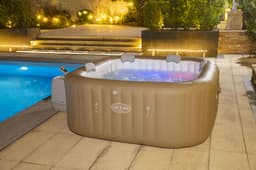 Spa Spa gonflable carré Lay-Z-Spa Palma Hydrojet Pro 5 - 7 places Bestway 4