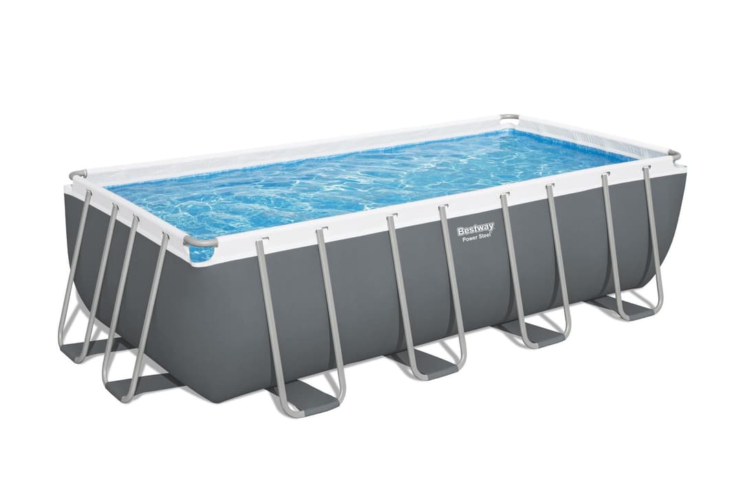 Piscine hors sol Piscine hors sol rectangle Power Steel 488 x 244 x 122 cm Bestway 4