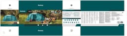 Camping et tente Tente de camping 6 personnes Family Ground 490 x 280 x 200 cm Bestway 4