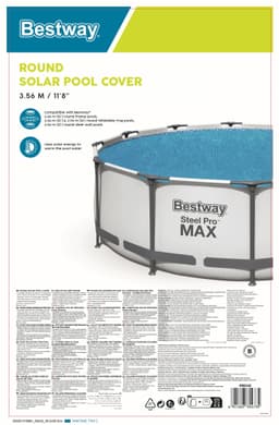 Accessoires Piscine Bâche à bulles ronde 356cm piscine hors sol Ø 366cm ou 396cm Bestway 6
