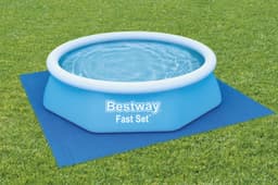 Accessoires Piscine Tapis de sol carré 274x274 cm pour piscine hors sol ronde 244x244 cm Bestway 3