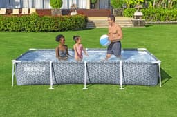 Piscine hors sol Piscine hors sol rectangle Steel Pro 366 x 201 x 66 cm décor graphique Bestway 3