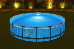 Piscine hors sol Piscine hors sol ronde Steel Pro Max 457 x 107 cm avec lumière LED Bestway 7