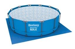 Accessoires Piscine Tapis de sol carré 396x396cm pour piscine hors sol diamètre max 366 cm Bestway 9