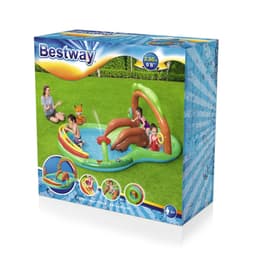 Jeux d'extérieur et trampoline Aire de jeux avec pataugeoire Friendly Woods 295 x 199 x 130 cm Bestway 7