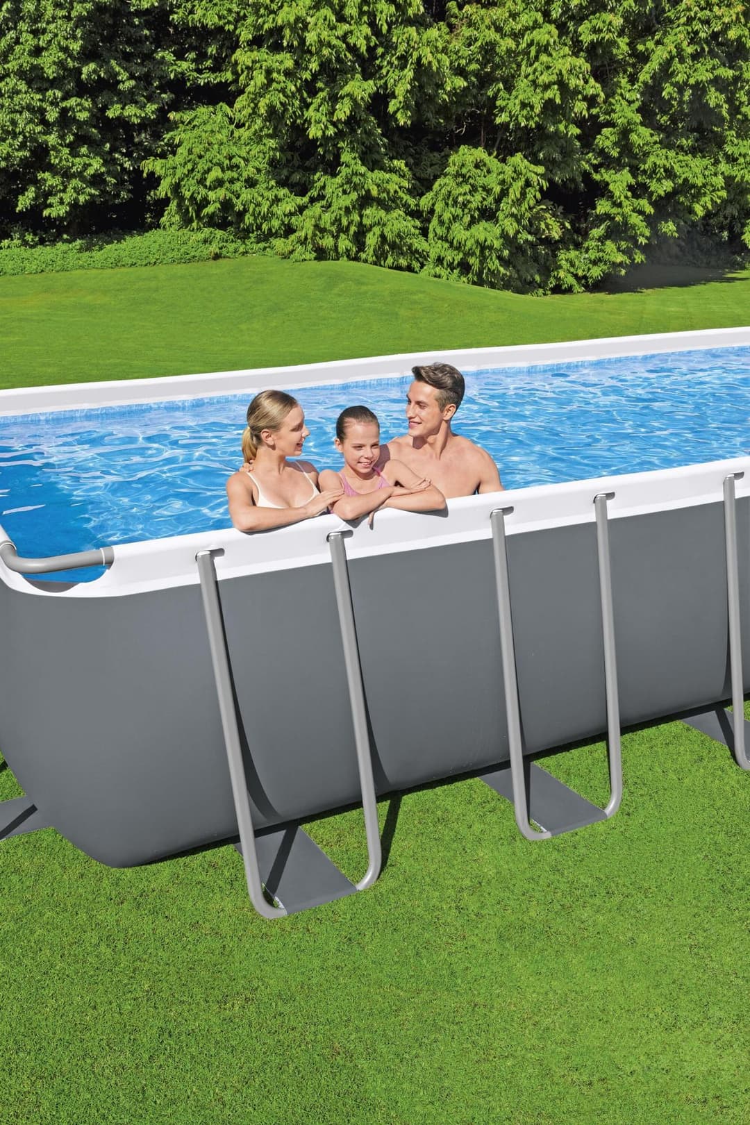 Piscine hors sol Piscine hors sol rectangle Power Steel 549 x 274 x 132 cm Bestway 4