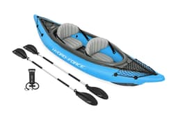 Bateaux, paddle et kayak Kayak gonflable Cove Champion X2 Hydro-Force™ 331 x 88cm, 2 places, 180 kg max, 2 pagaies, 2 ailerons amovibles et une pompe Bestway 1