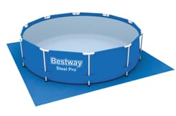 Accessoires Piscine Tapis de sol carré 335x335cm pour piscine hors sol diamètre max 305cm Bestway 1